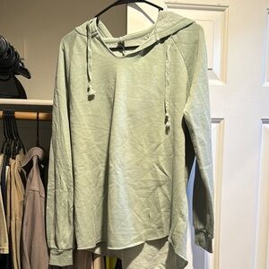 Women's Green Hooded Top